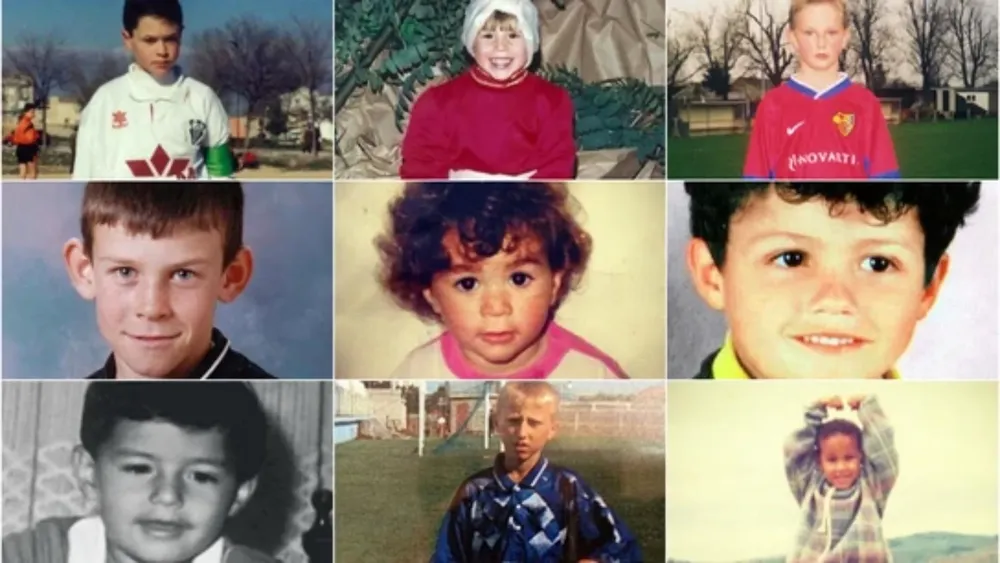 pequeños futbolistas