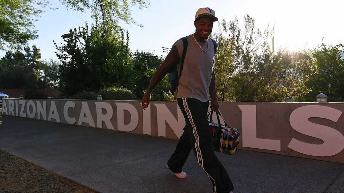 Kendrick Bourne receptor de los Cardenales (via: azcardinals.com)